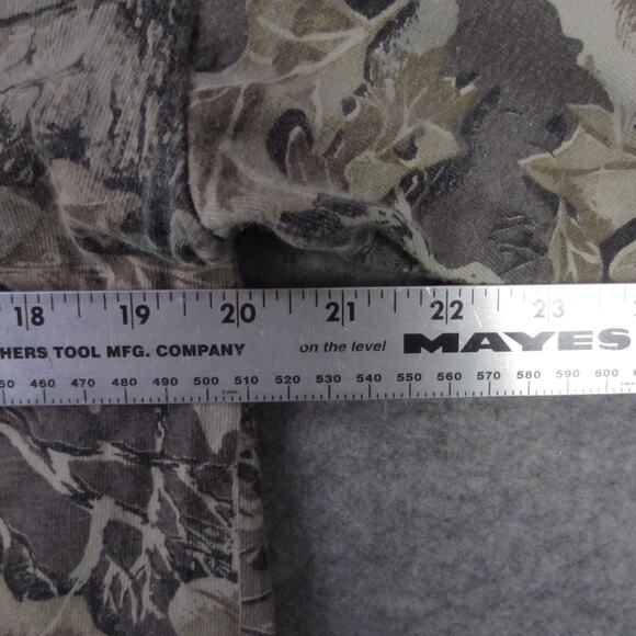 Cabela's Shirt Mens Large Camo Long Sleeve Crewneck Pocket Hunting Made in USA - Picture 5 of 8